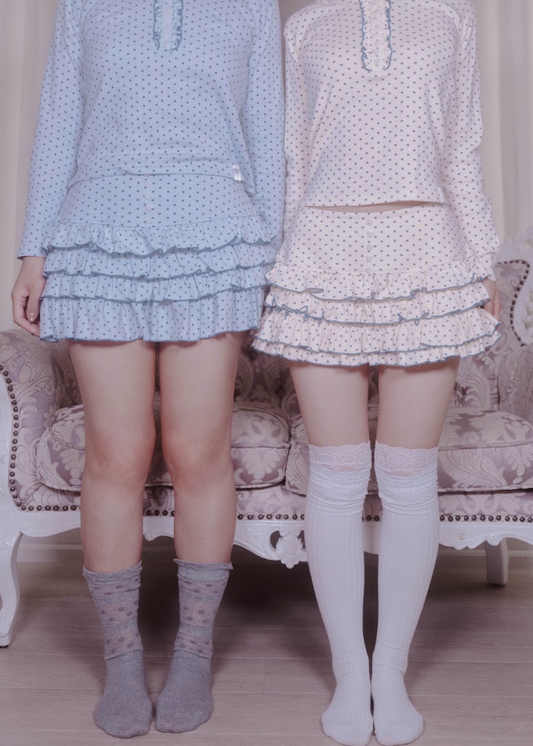 【8月下旬発送】lucky button star short pants