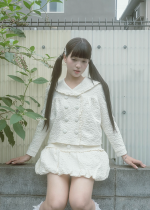 【8月下旬発送】glossy bloom balloon skirt