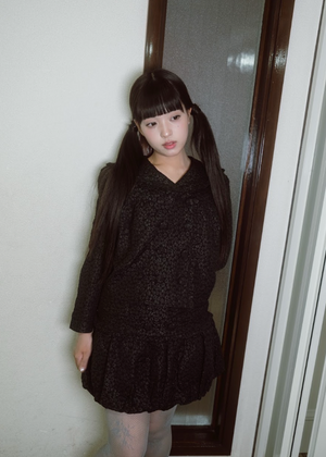 【8月下旬発送】glossy bloom balloon skirt