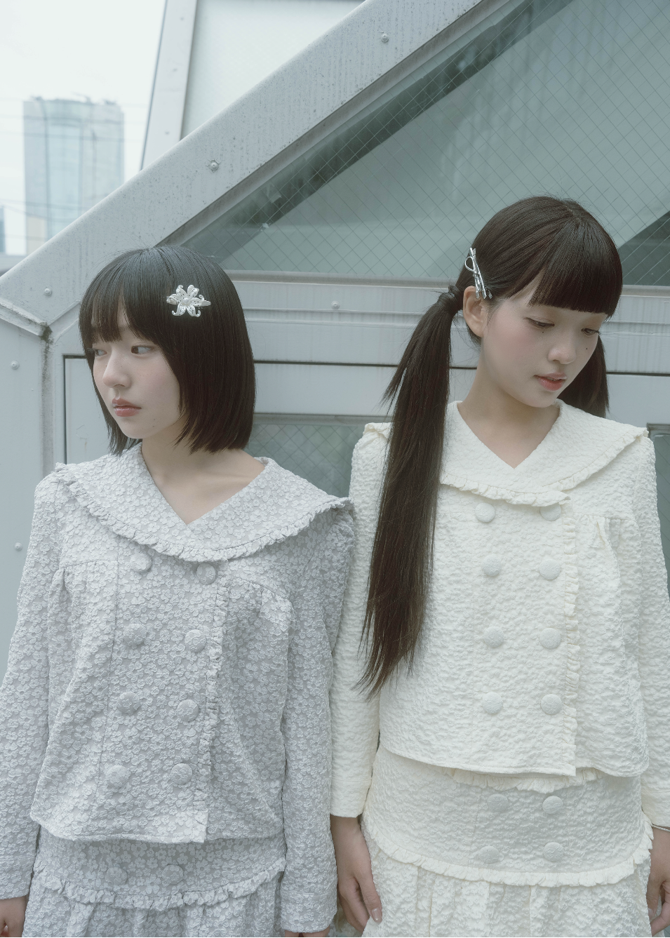 【8月下旬発送】glossy bloom sailor blouse