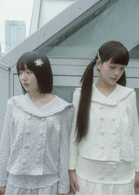 【8月下旬発送】glossy bloom sailor blouse
