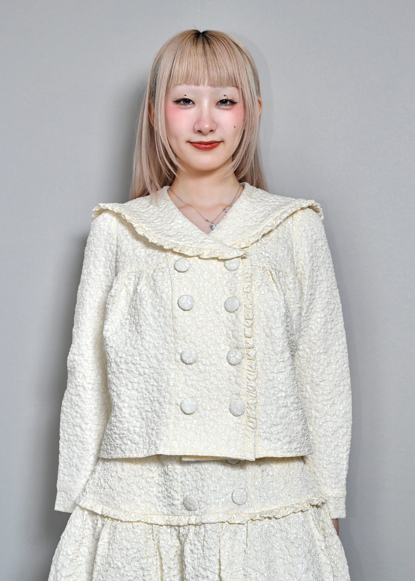 【8月下旬発送】glossy bloom sailor blouse