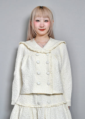 【8月下旬発送】glossy bloom sailor blouse