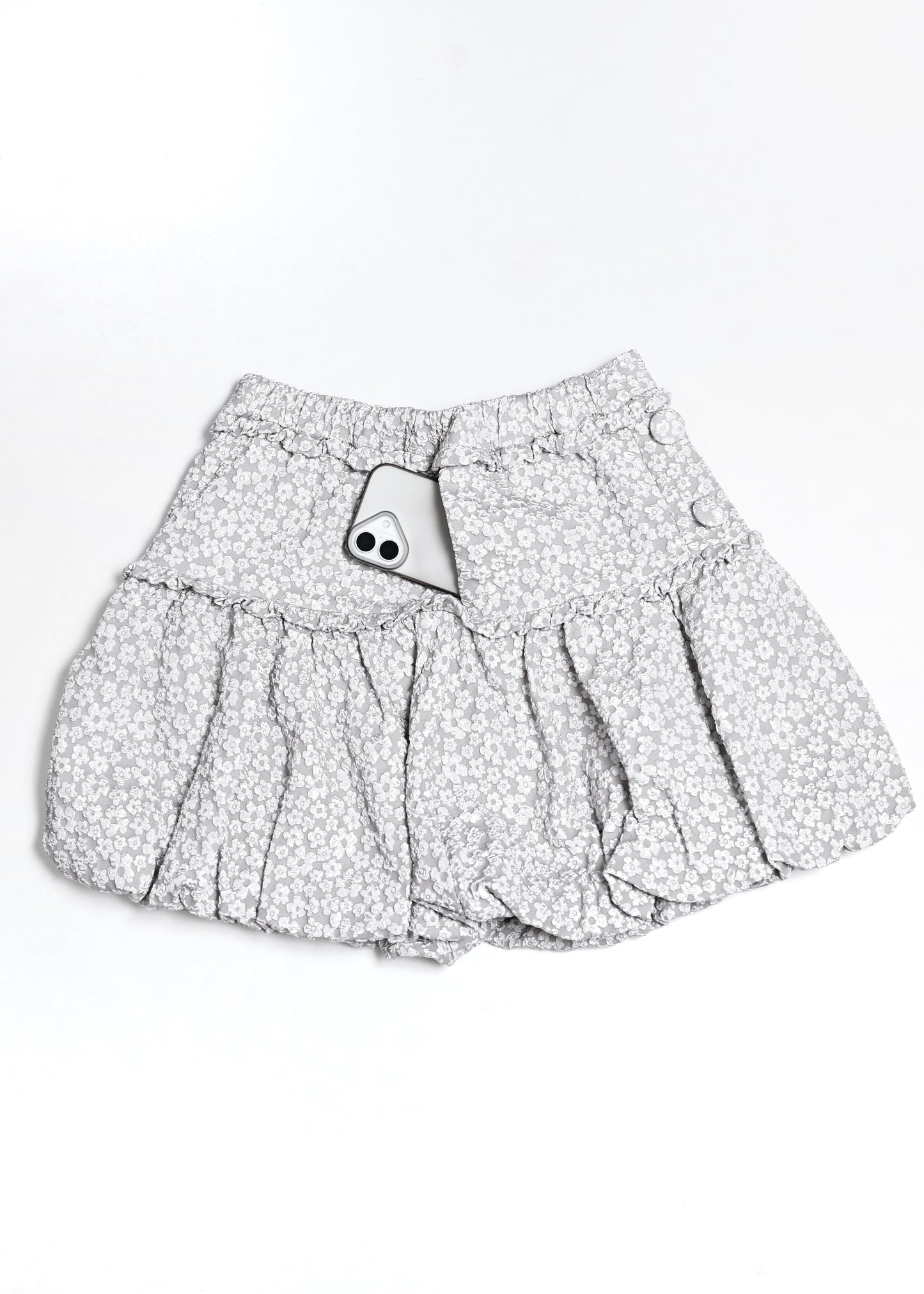 【8月下旬発送】glossy bloom balloon skirt
