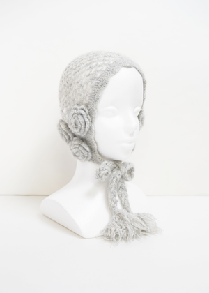 handmade rose beanie