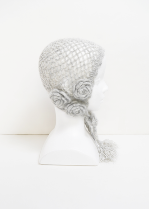 handmade rose beanie