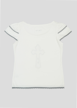 cross rose tee
