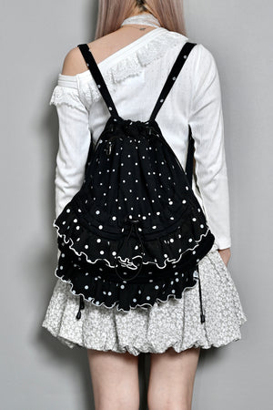 dot frill knapsack