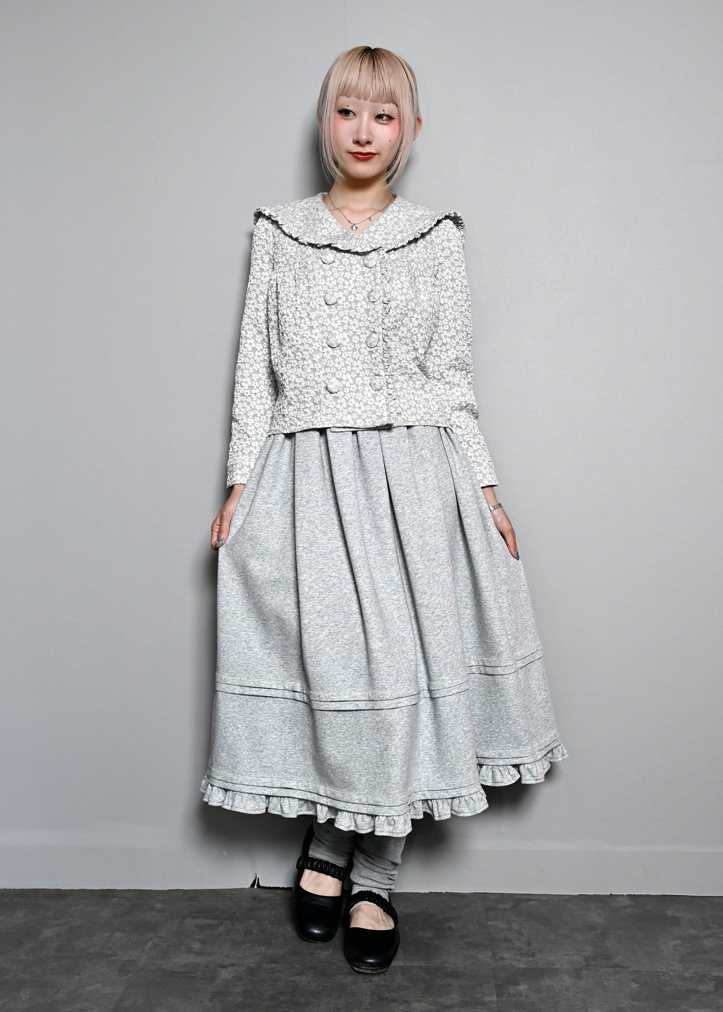 【8月下旬発送】glossy bloom sailor blouse