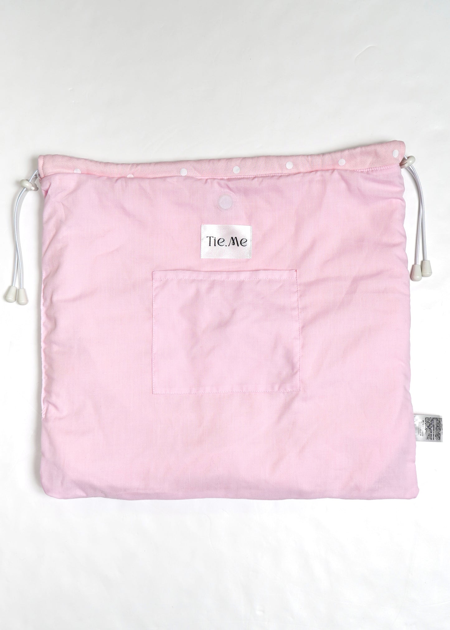dot frill knapsack-pink&blue