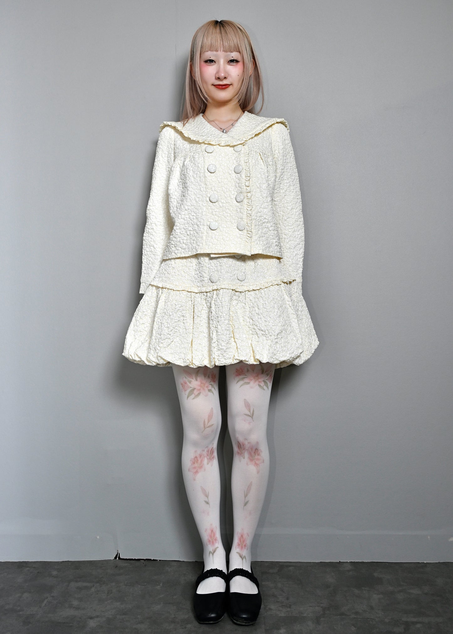 【8月下旬発送】glossy bloom sailor blouse