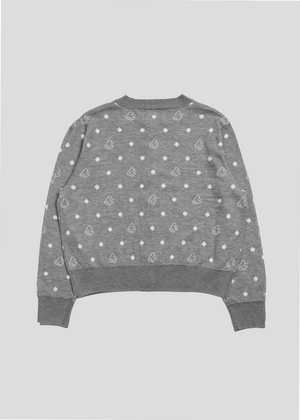 wings dot knit cardigan