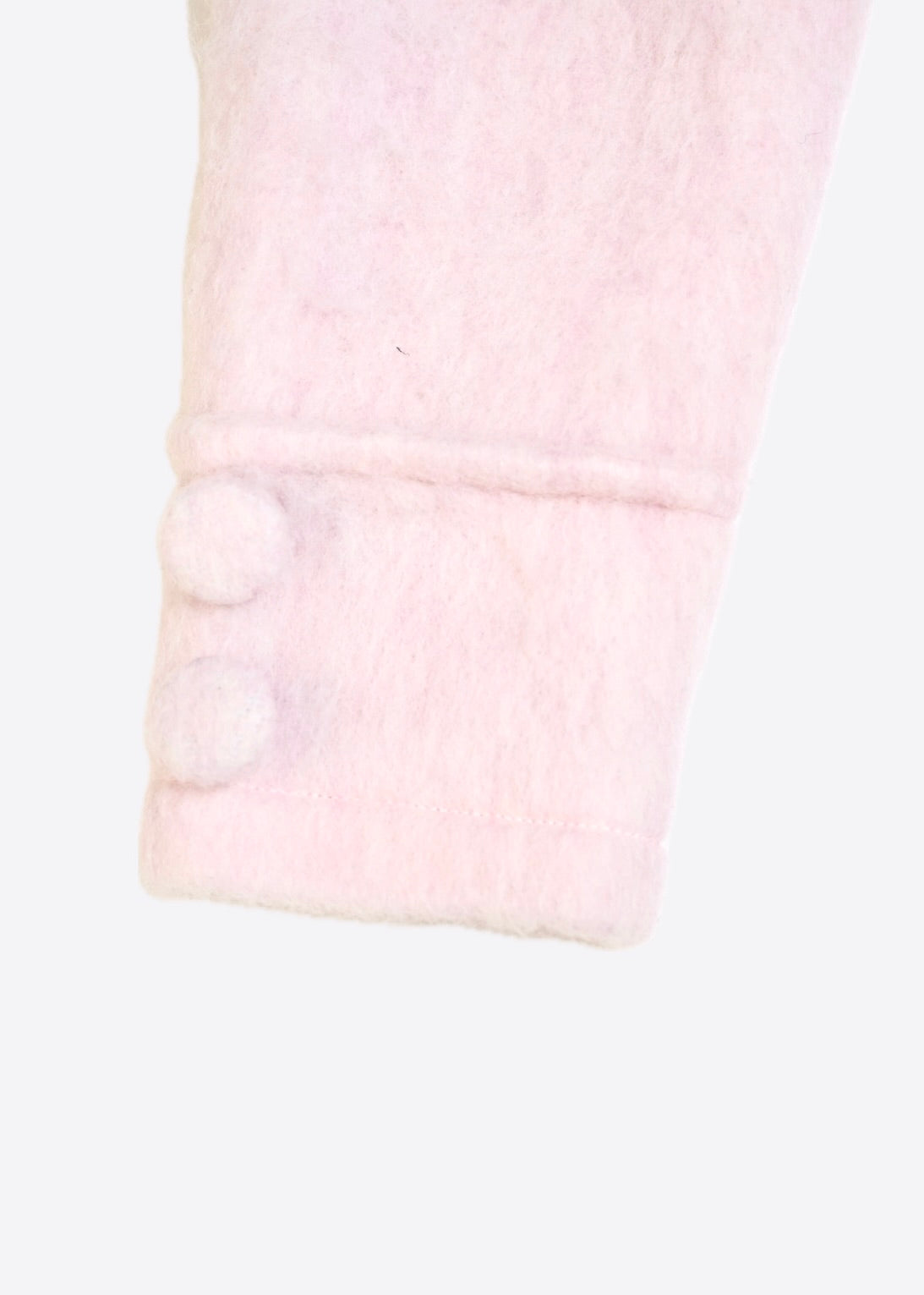 grace fur collar wool long coat