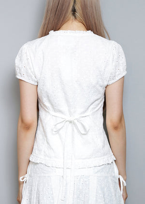 button up floral blouse