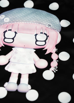 【HUHUEE】gallery girl satin frill bag