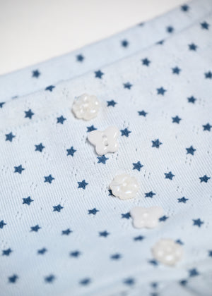 【8月下旬発送】lucky button star short pants