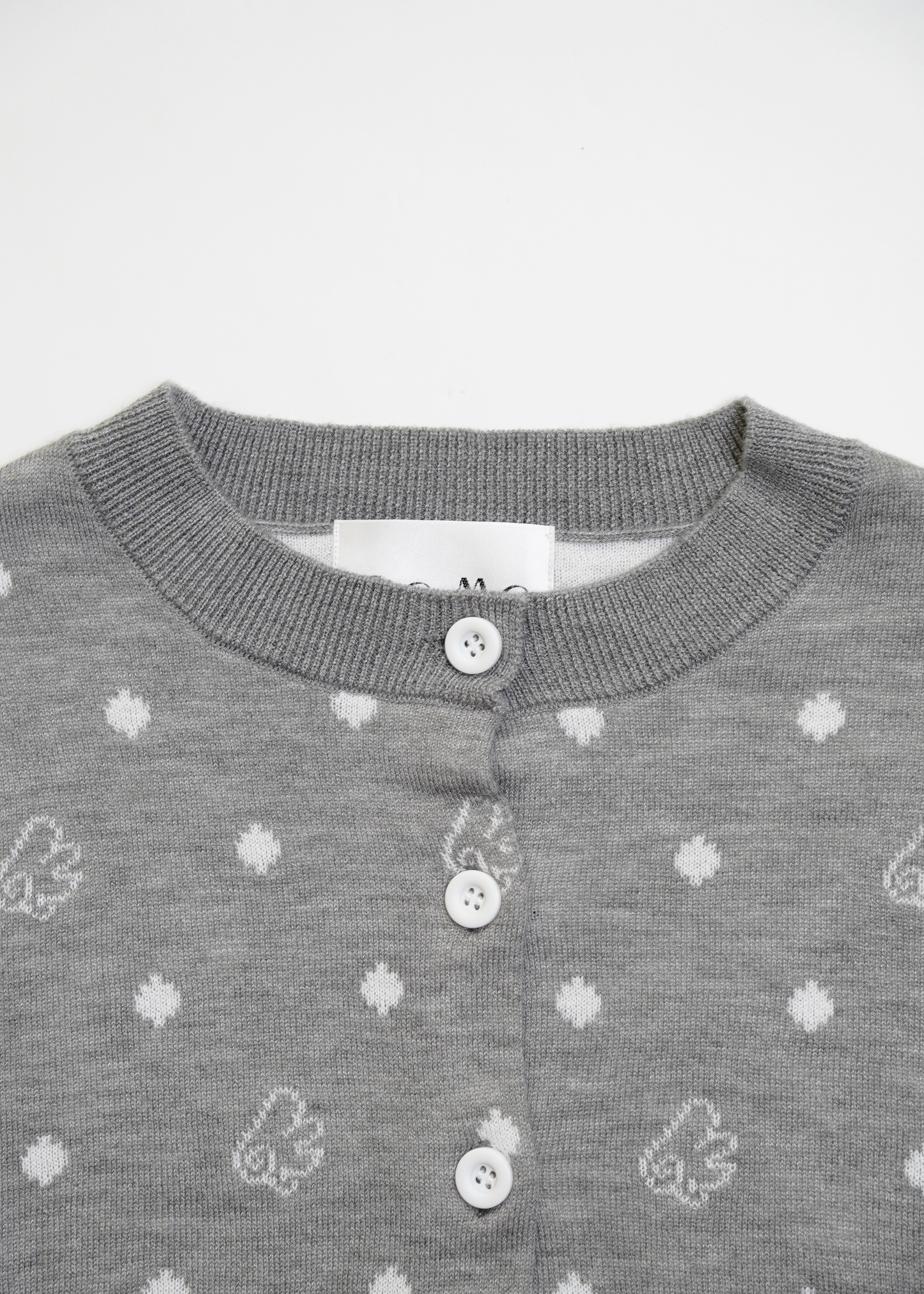 wings dot knit cardigan