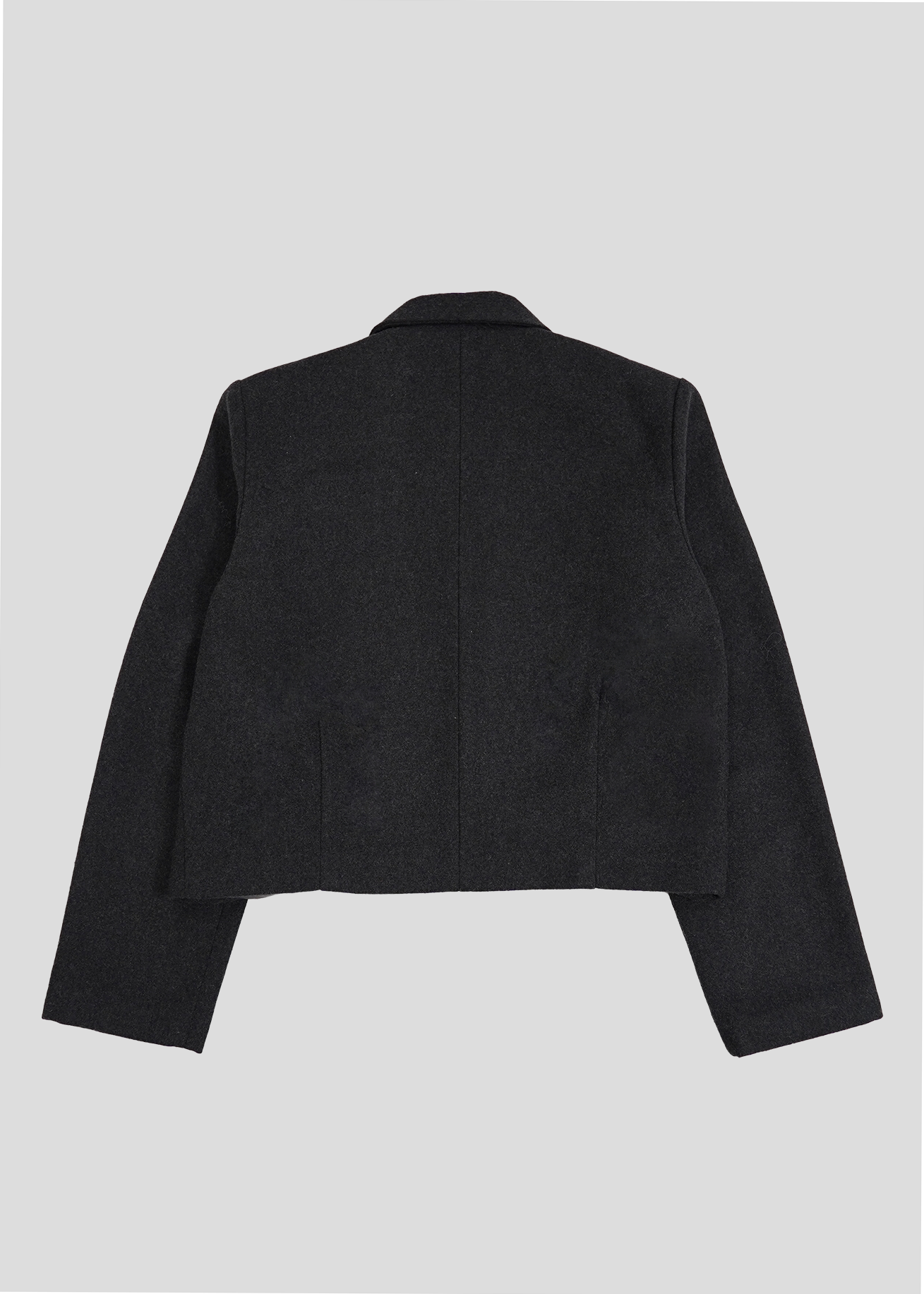 button up wool jacket