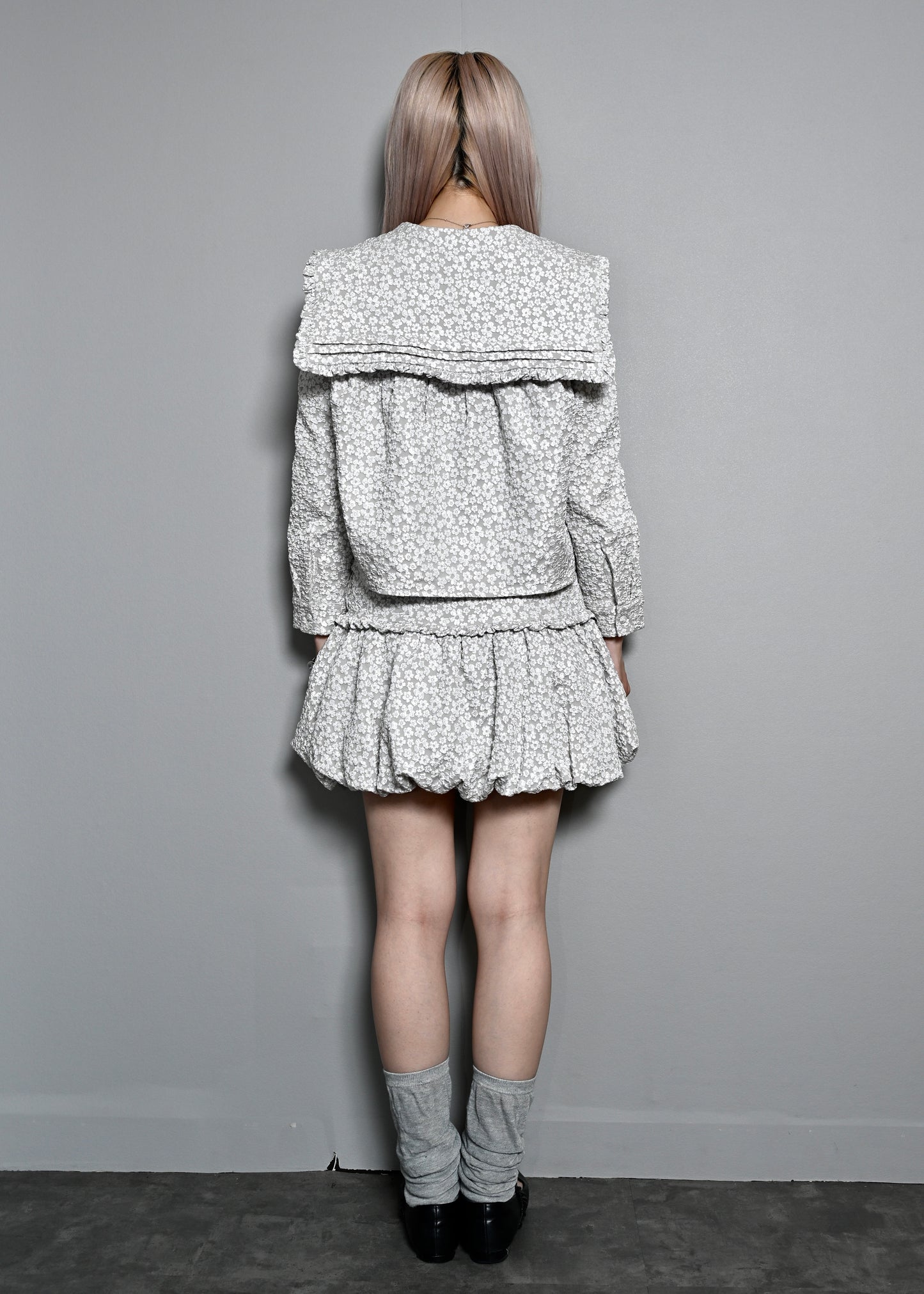 【8月下旬発送】glossy bloom sailor blouse