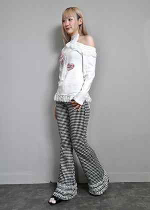 【8月下旬発送】「You need my love.」Lace-up Tee