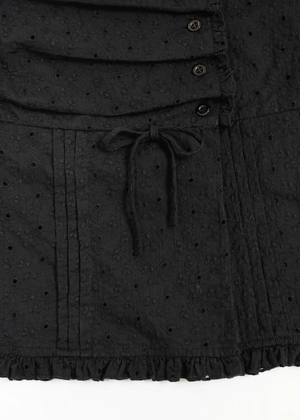 button up flora blouse
