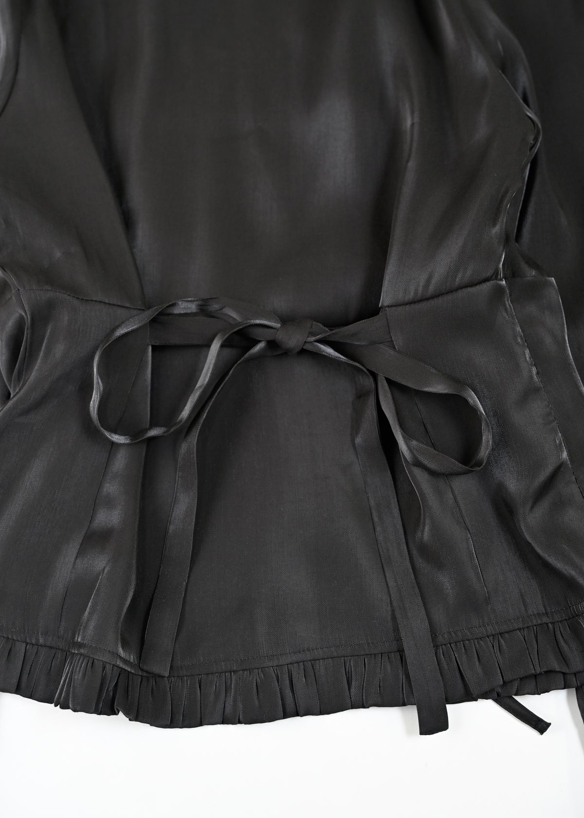 button up shimmer blouse
