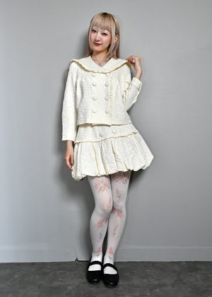 【8月下旬発送】glossy bloom sailor blouse