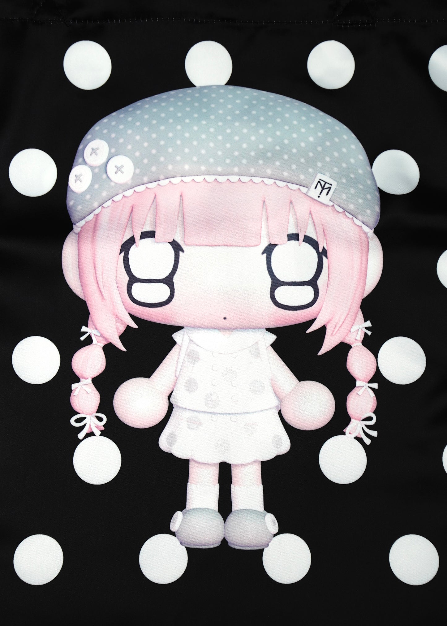 【HUHUEE】gallery girl satin frill bag