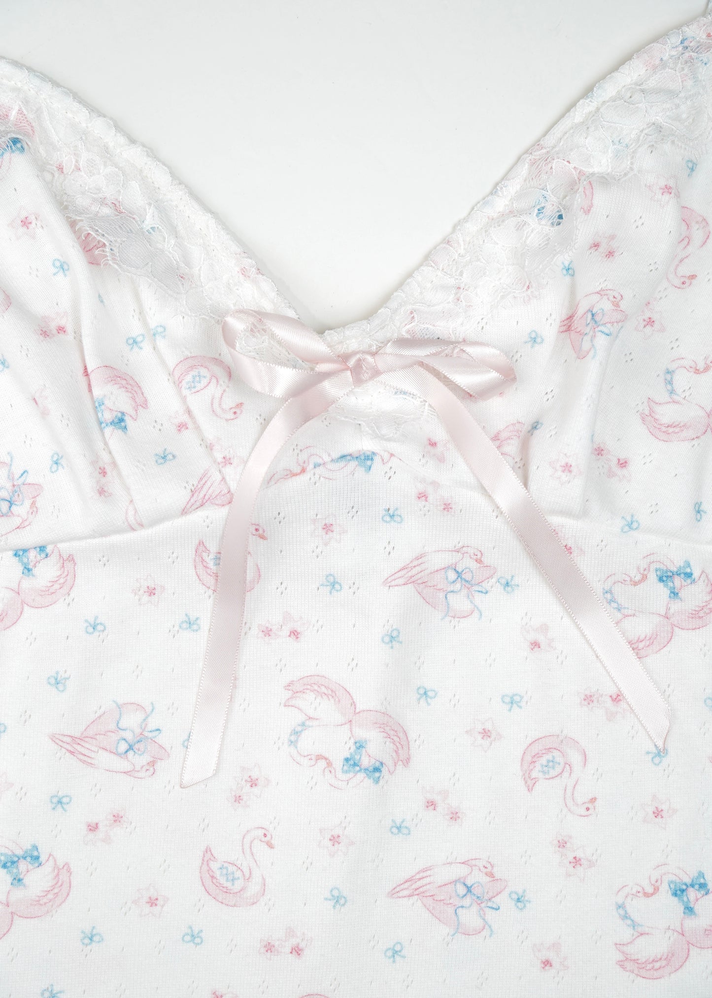 「swan's dream」lace cami dress