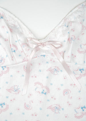 「swan's dream」lace cami dress