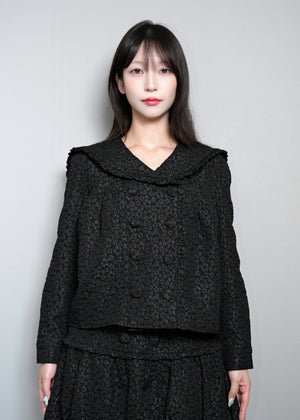 【8月下旬発送】glossy bloom sailor blouse