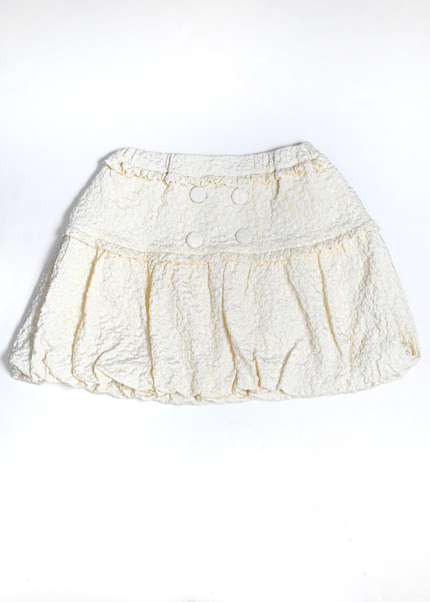 【8月下旬発送】glossy bloom balloon skirt