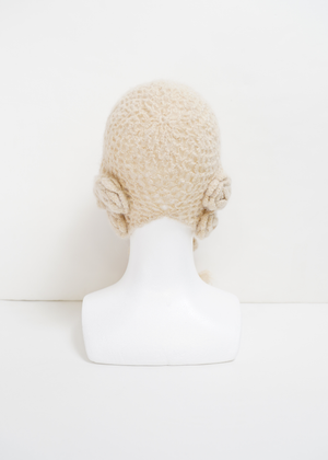 handmade rose beanie