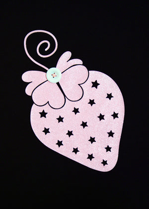 shining strawberry tee