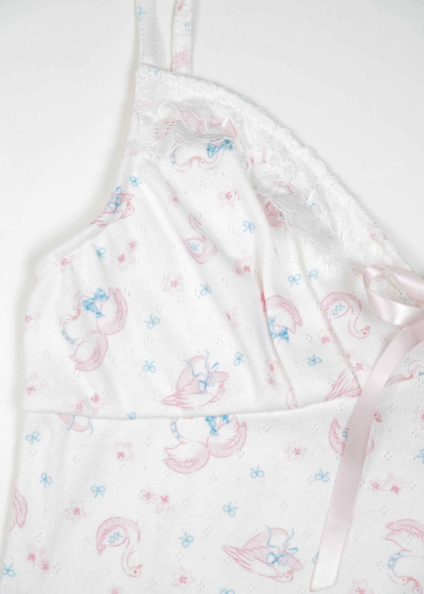 「swan's dream」lace cami dress