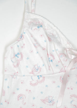 「swan's dream」lace cami dress