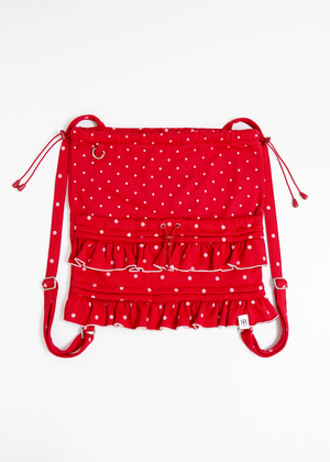 dot frill knapsack