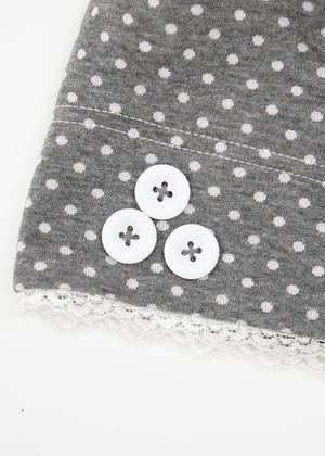 dot button beanie