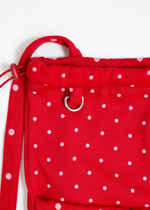 dot frill knapsack