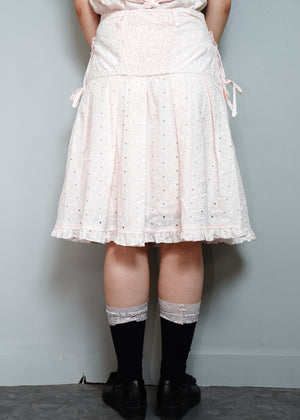 pleated cargo floral skirt