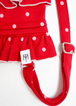 dot frill knapsack