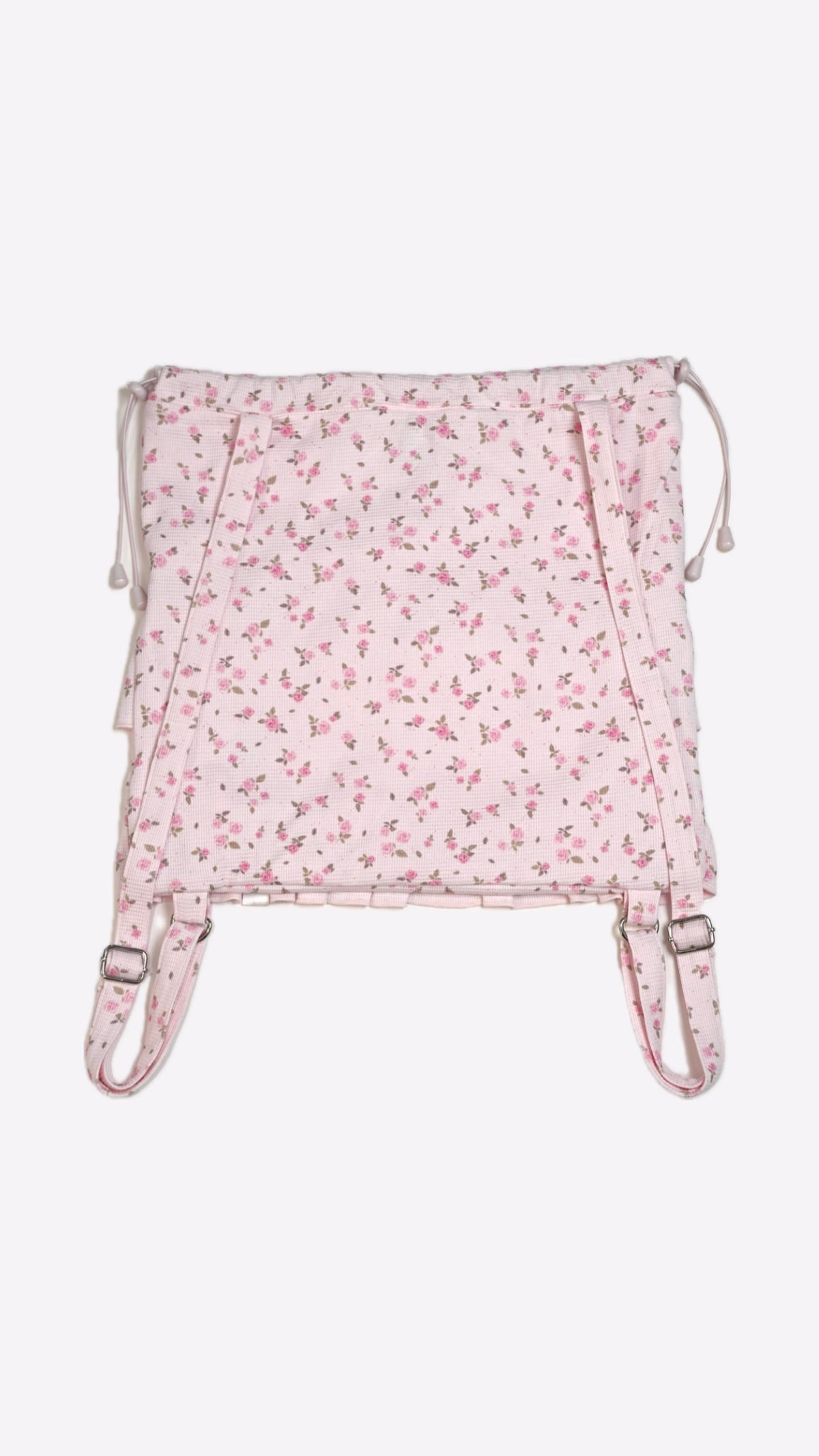 flower waffle frill knapsack