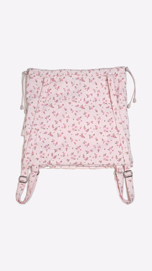 flower waffle frill knapsack