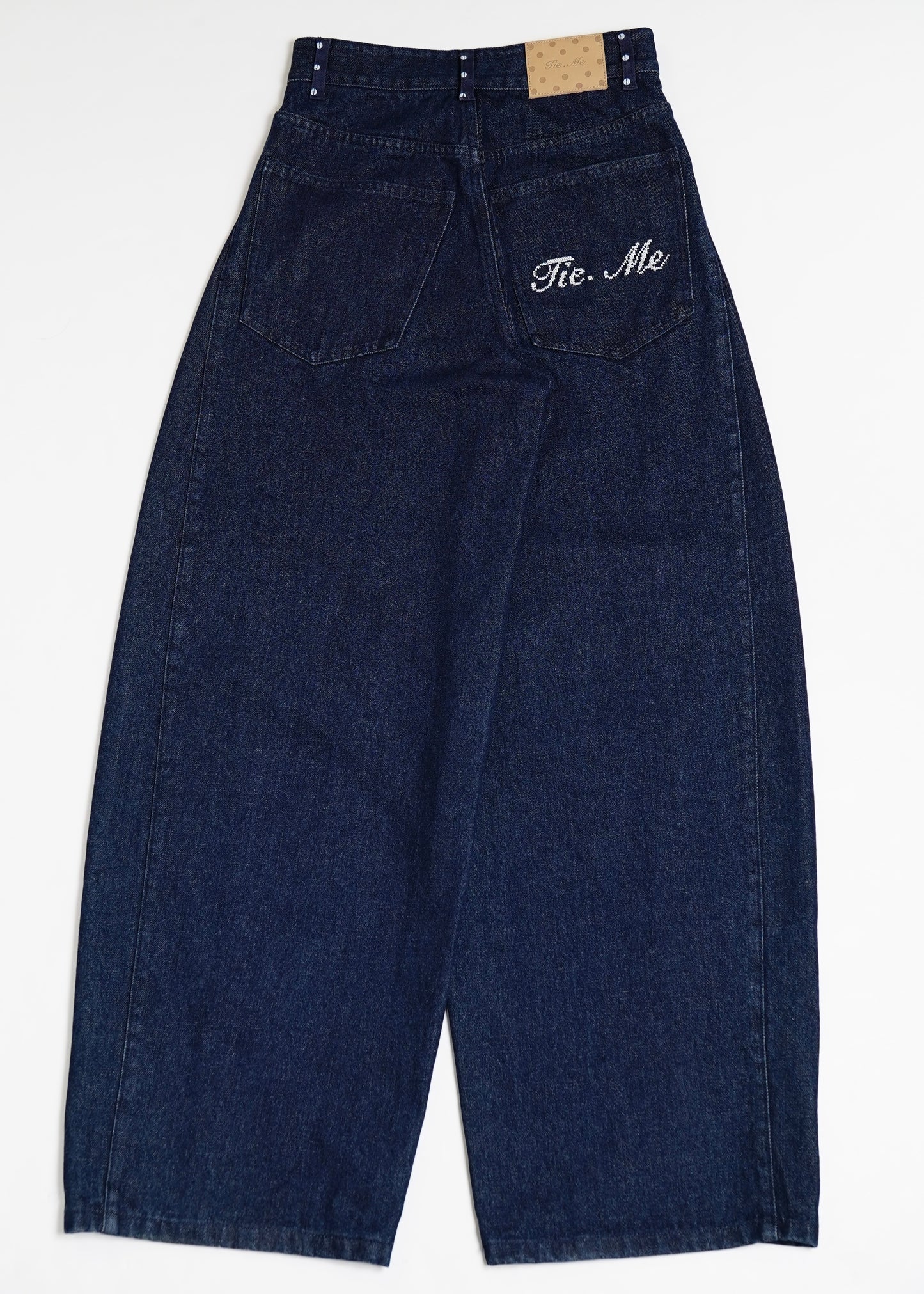 secret dot longline denim