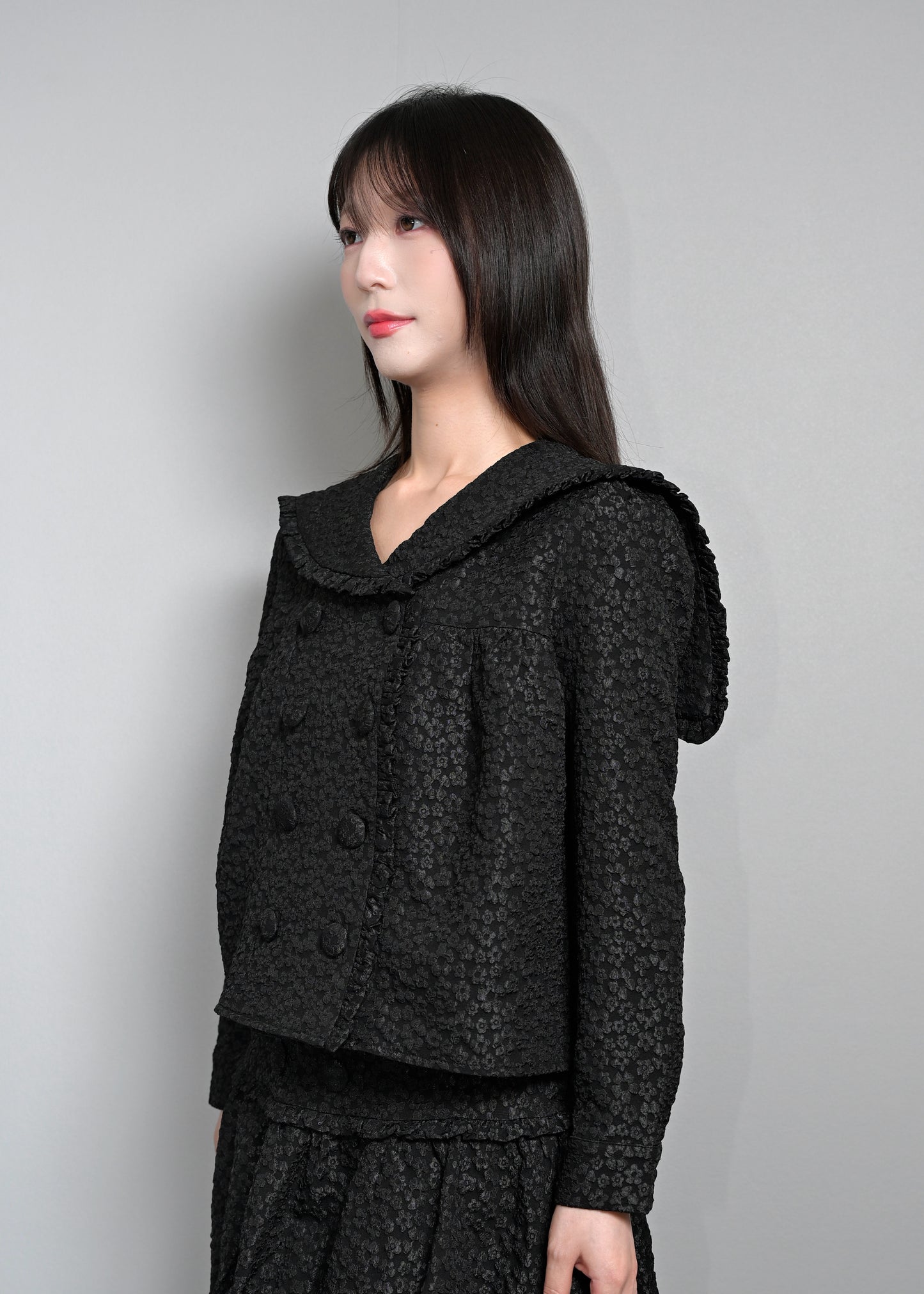 【8月下旬発送】glossy bloom sailor blouse