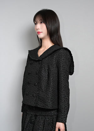 【8月下旬発送】glossy bloom sailor blouse