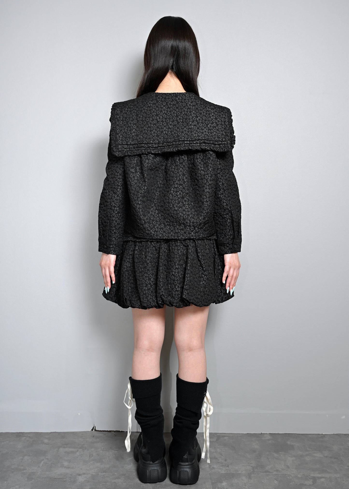 【8月下旬発送】glossy bloom sailor blouse