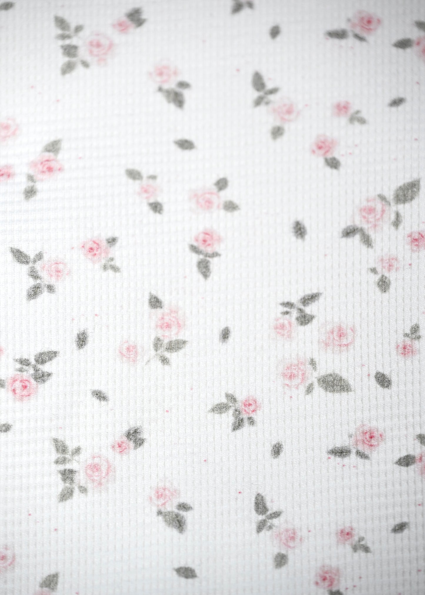 flower waffle ribbonful zip hoodie