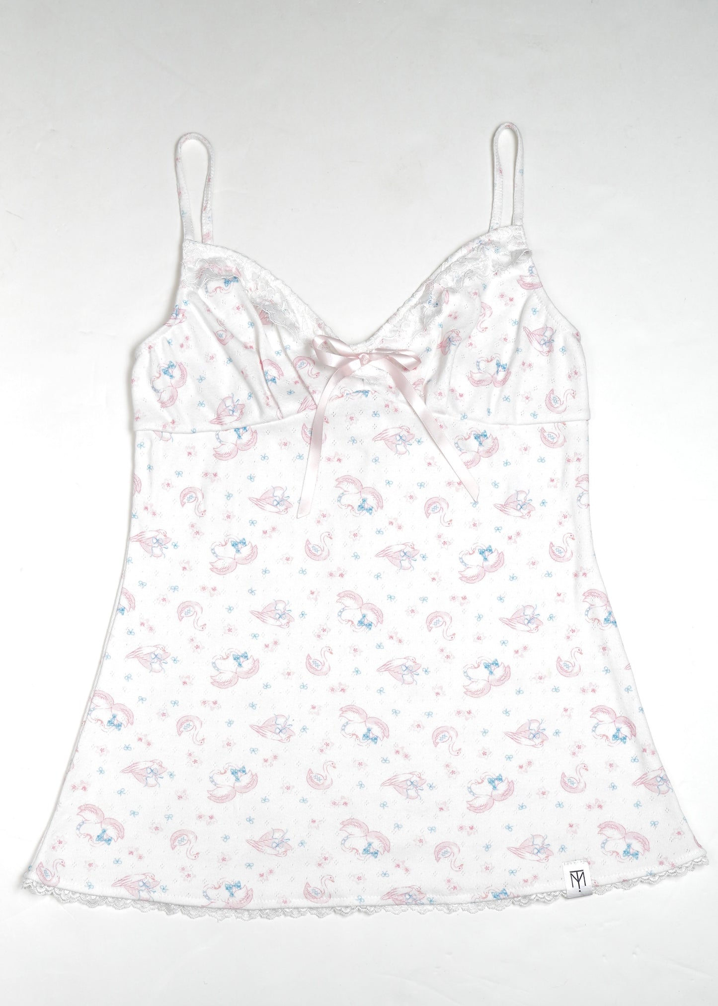 「swan's dream」lace cami dress