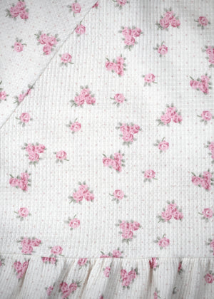 【8月初旬発送】flower waffle ribbon tunic